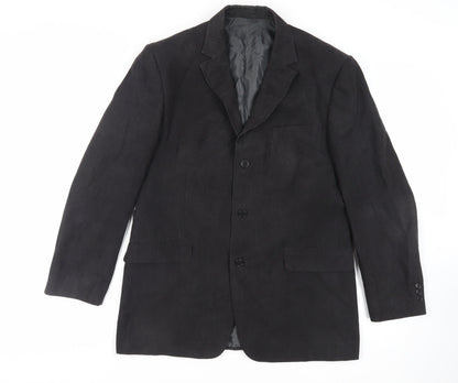 Mens UK Size 40 Marks and Spencer Regular Black Suit Jacket