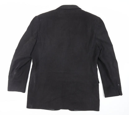 Mens UK Size 40 Marks and Spencer Regular Black Suit Jacket