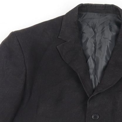 Mens UK Size 40 Marks and Spencer Regular Black Suit Jacket