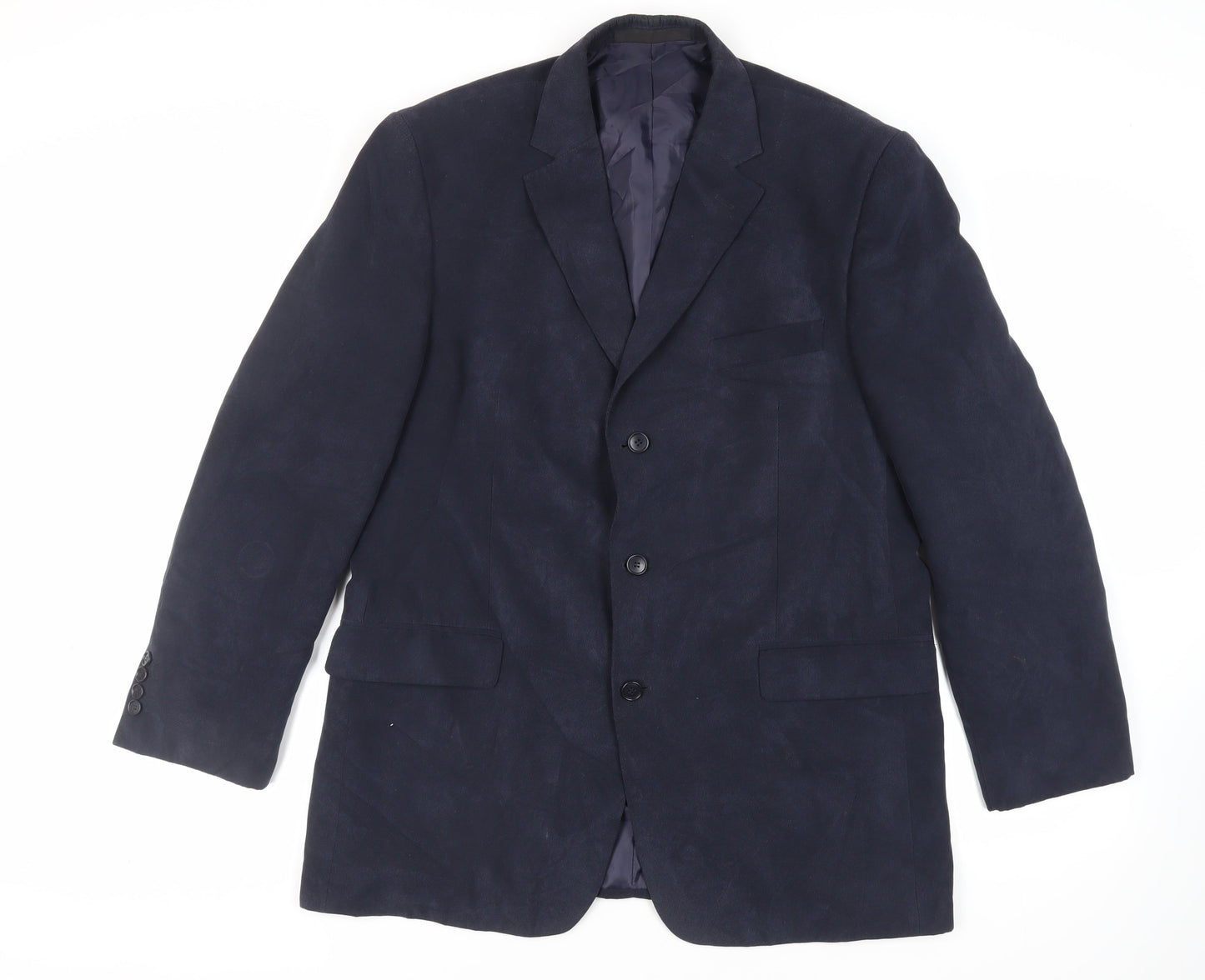 Mens UK Size 42 Marks and Spencer Regular Blue Suit Jacket