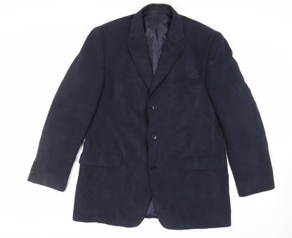 Mens UK Size 42 Marks and Spencer Regular Blue Suit Jacket