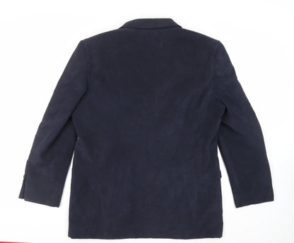 Mens UK Size 42 Marks and Spencer Regular Blue Suit Jacket