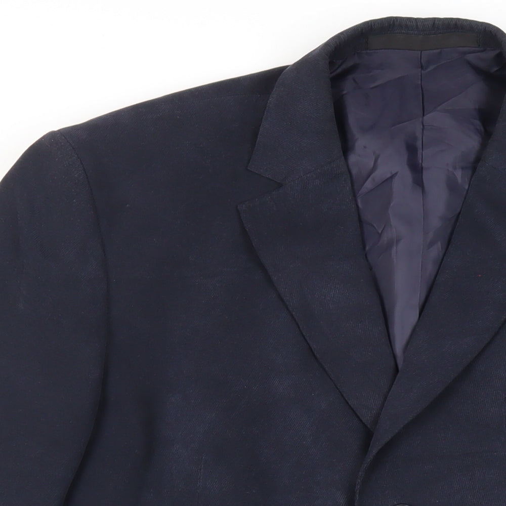 Mens UK Size 42 Marks and Spencer Regular Blue Suit Jacket