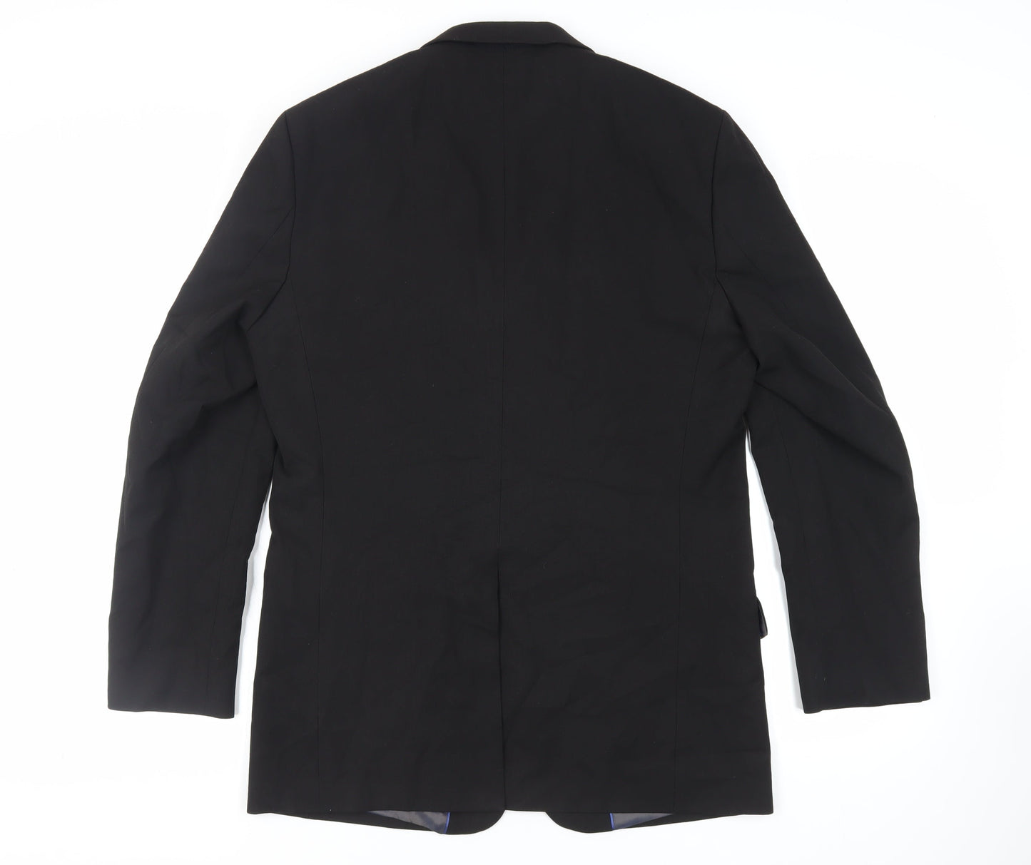 Mens UK Size 40 River Island Regular Black Suit Jacket