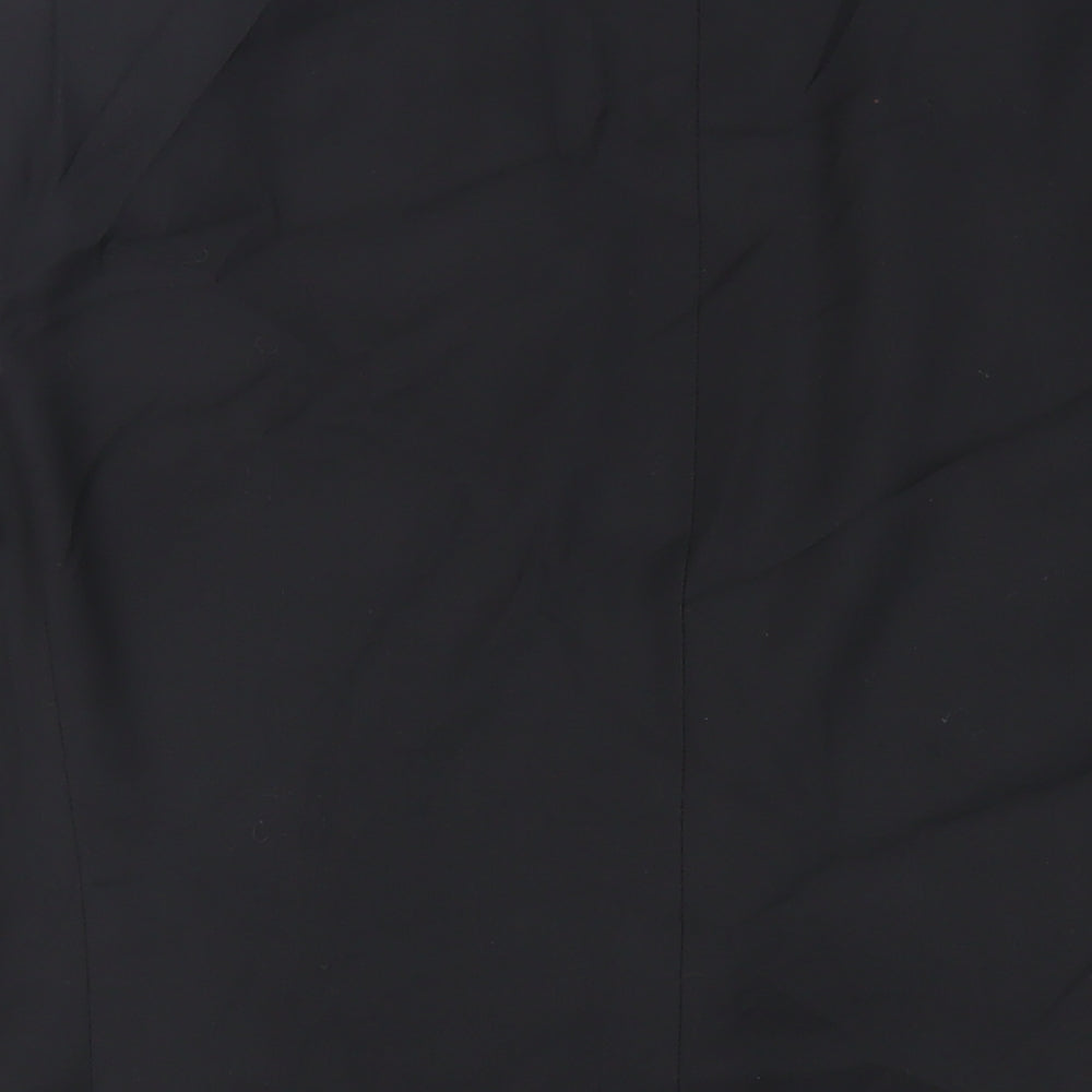 Mens UK Size 44 Topman Regular Black Suit Jacket