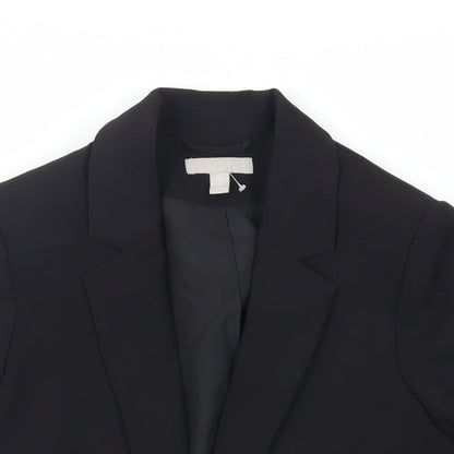 Womens UK Size 8 H&M Black Jacket