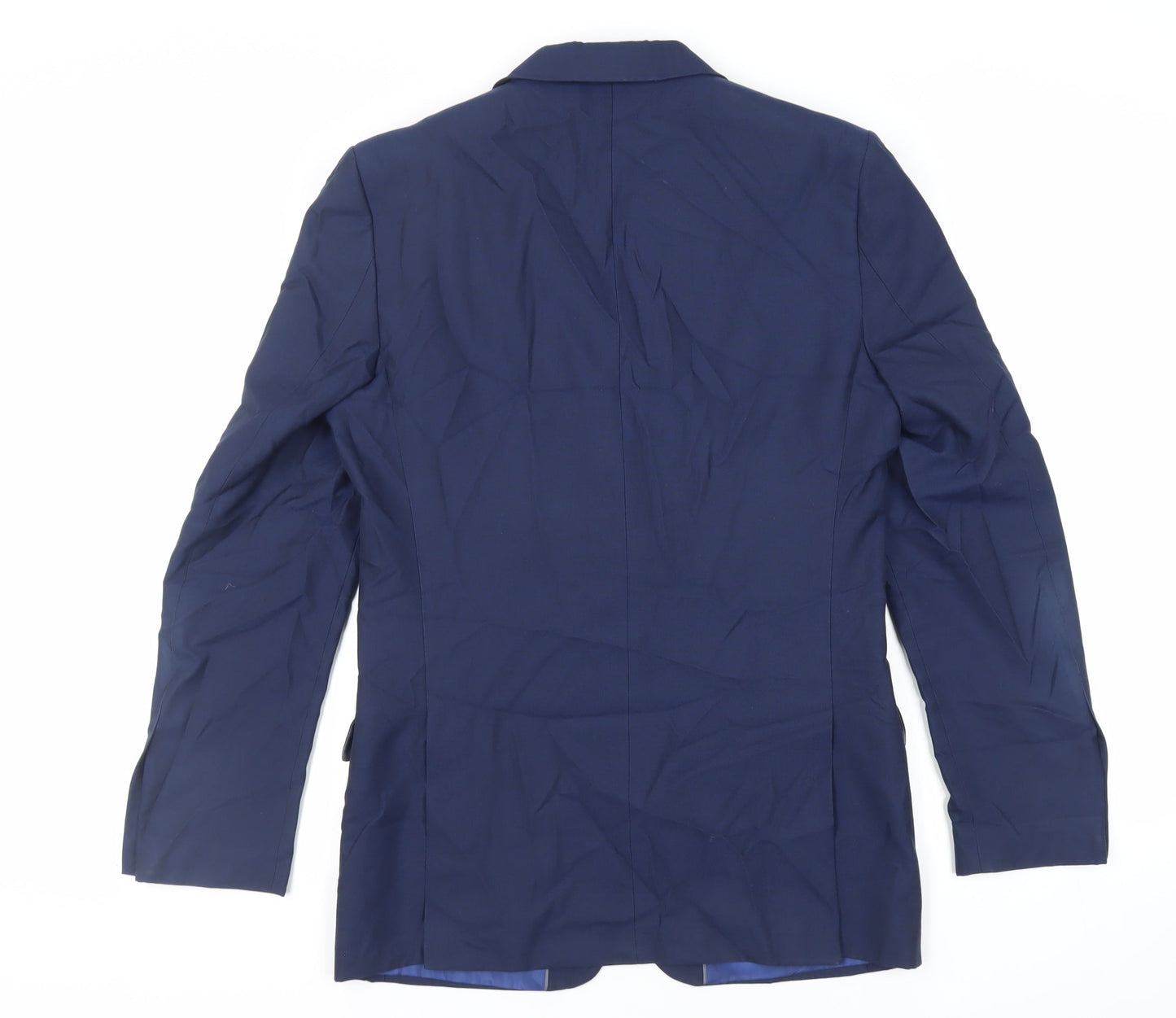 Mens UK Size 38 Marks and Spencer Regular Blue Suit Jacket