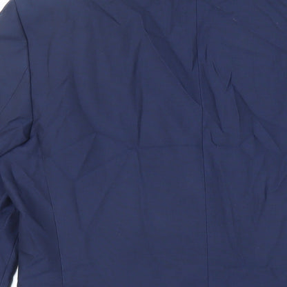 Mens UK Size 38 Marks and Spencer Regular Blue Suit Jacket