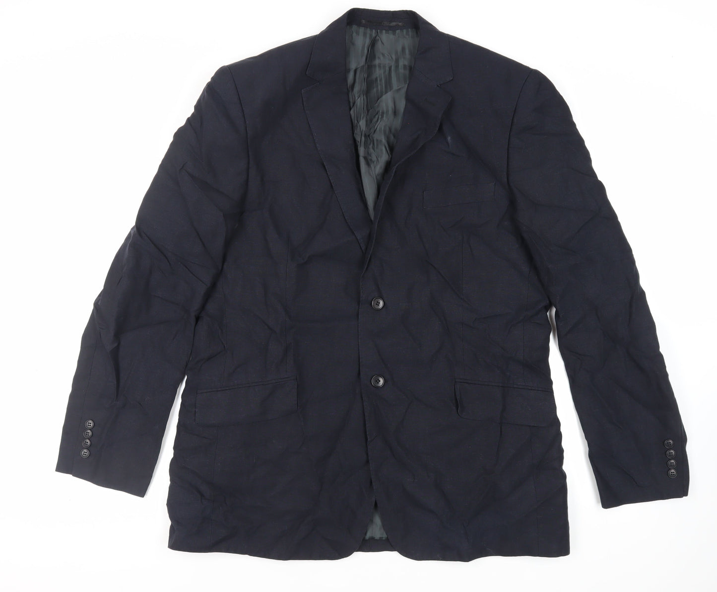 Mens UK Size 44 Fellini Regular Blue Suit Jacket