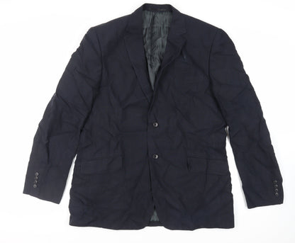 Mens UK Size 44 Fellini Regular Blue Suit Jacket