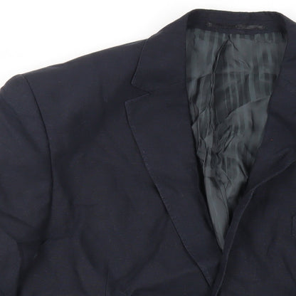 Mens UK Size 44 Fellini Regular Blue Suit Jacket