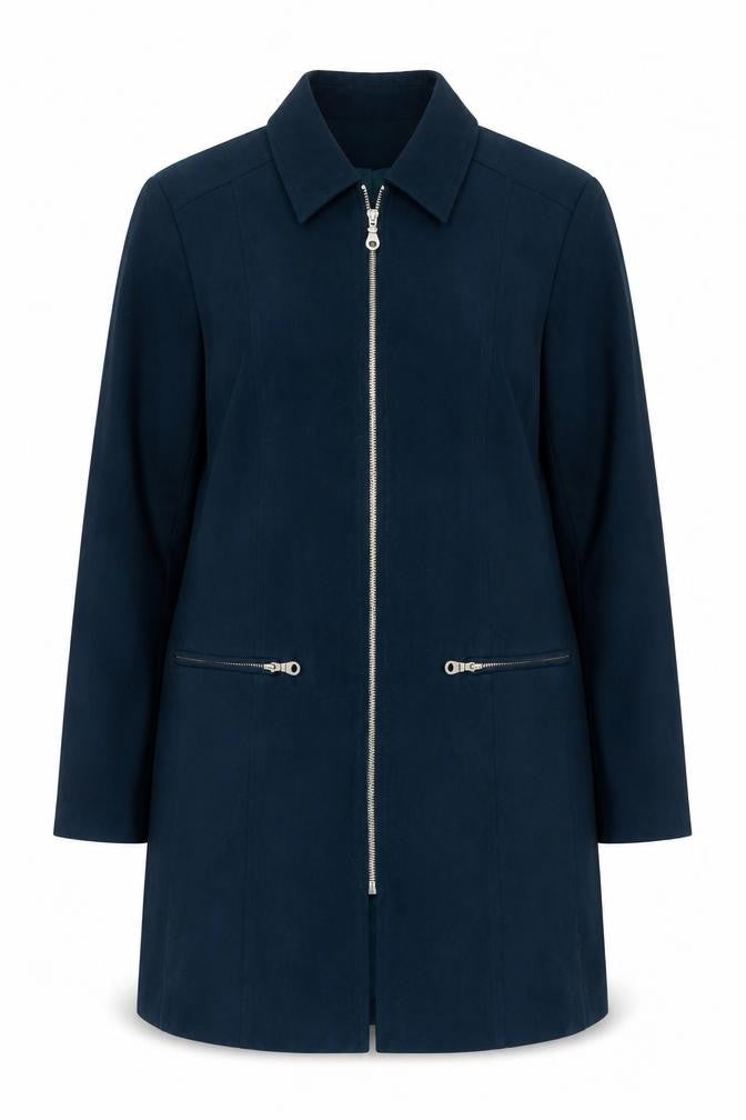 Womens UK Size 16 Ann Harvey Green Overcoat