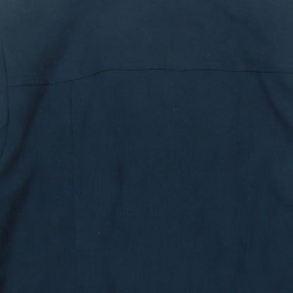 Ann Harvey Womens Green Overcoat Coat Size 16 Zip - Zipped Pockets