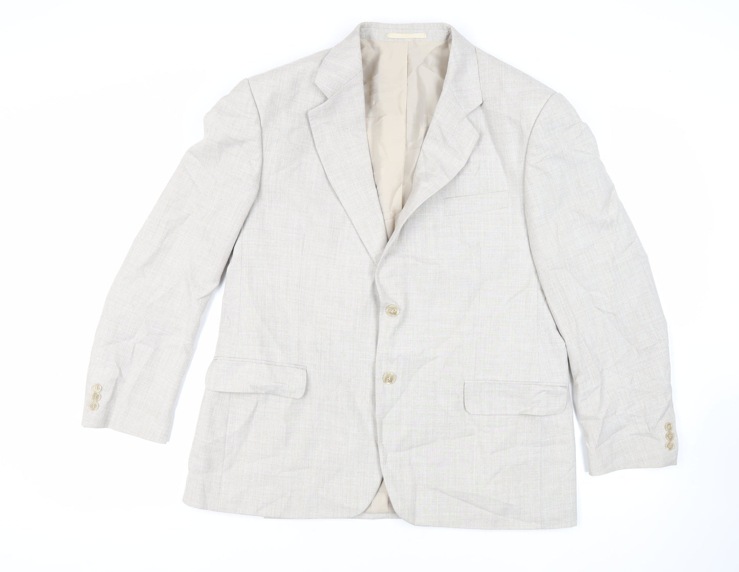 Mens UK Size 44 Gurteen Regular Beige Suit Jacket