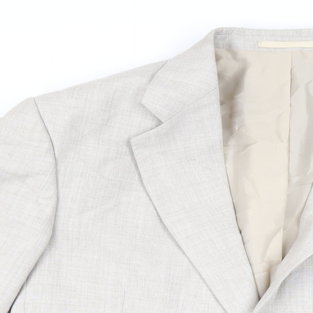 Mens UK Size 44 Gurteen Regular Beige Suit Jacket