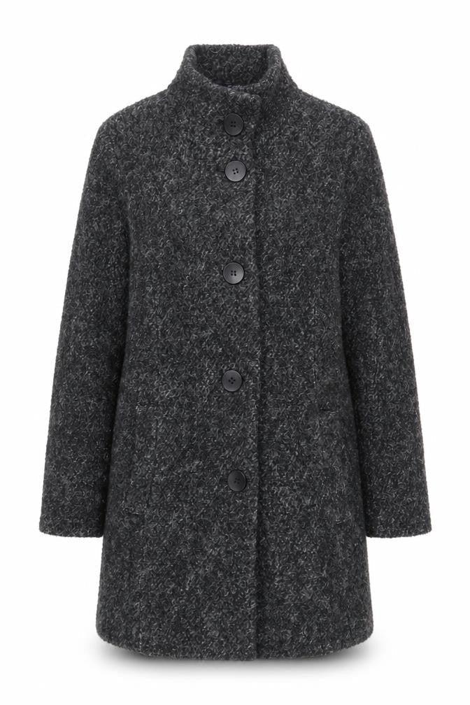 Womens UK Size 16 Debenhams Grey Overcoat