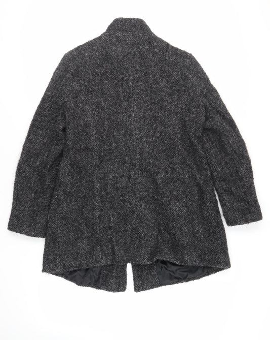 Womens UK Size 16 Debenhams Grey Overcoat