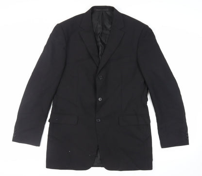 Mens UK Size 40 Marks and Spencer Regular Black Suit Jacket