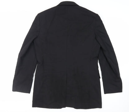 Mens UK Size 40 Marks and Spencer Regular Black Suit Jacket