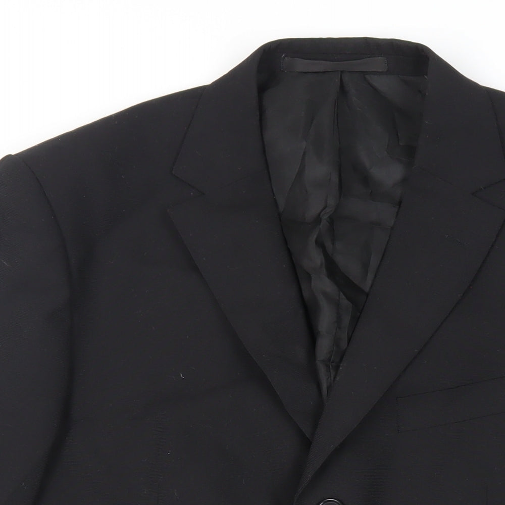 Mens UK Size 40 Marks and Spencer Regular Black Suit Jacket