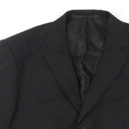 Mens UK Size 40 Marks and Spencer Regular Black Suit Jacket