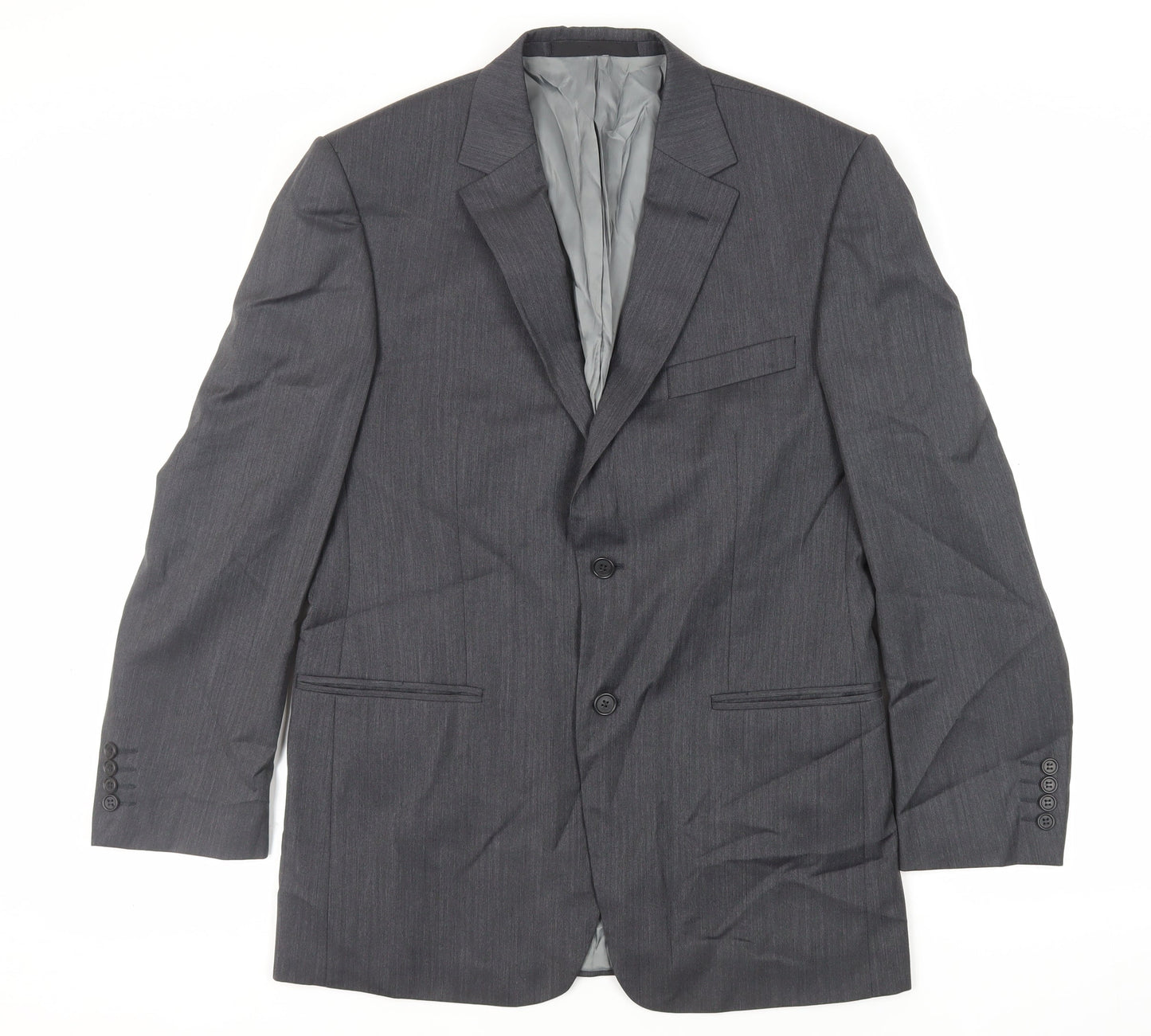 Mens UK Size 40 Marks and Spencer Regular Grey Suit Jacket