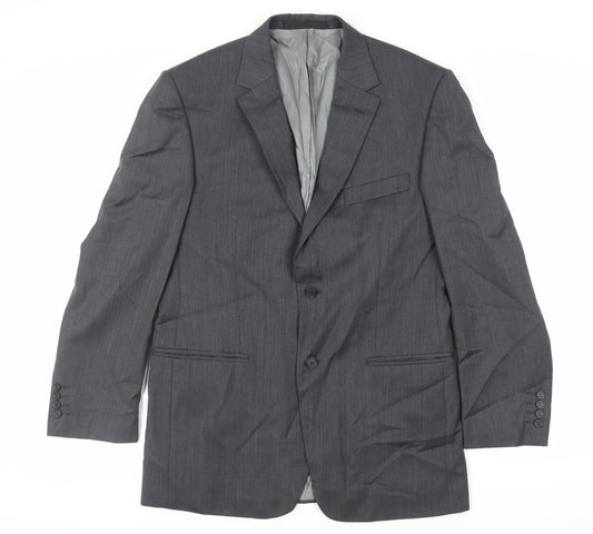 Mens UK Size 40 Marks and Spencer Regular Grey Suit Jacket