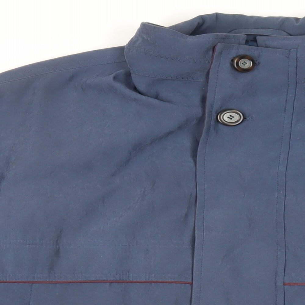 Mens UK Size L Weatherguard Blue Windbreaker Coat