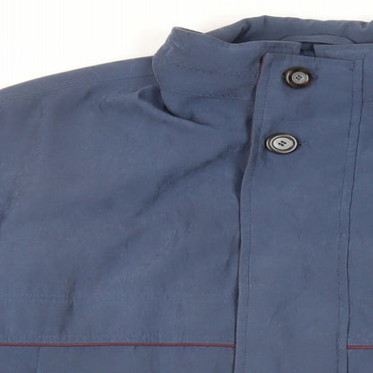 Mens UK Size L Weatherguard Blue Windbreaker Coat