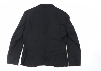 Mens UK Size 40 NEXT Regular Black Suit Jacket
