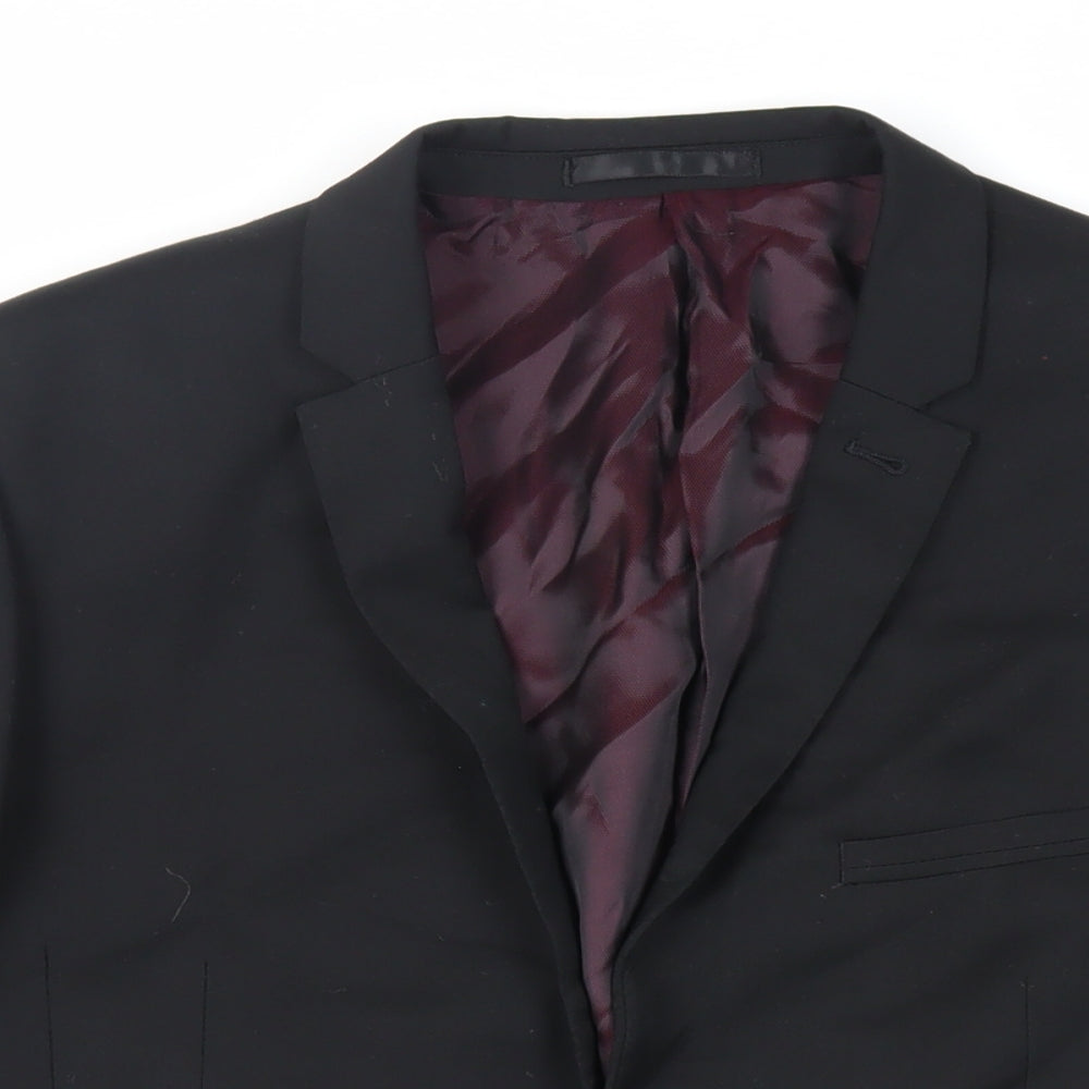 Mens UK Size 40 NEXT Regular Black Suit Jacket