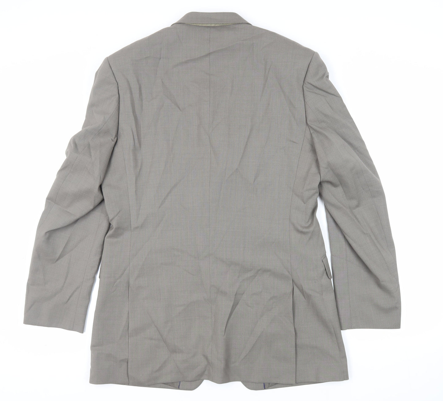 Mens UK Size 40 Burton Regular Grey Suit Jacket