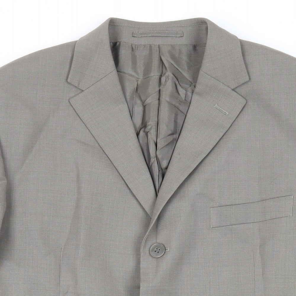 Mens UK Size 40 Burton Regular Grey Suit Jacket