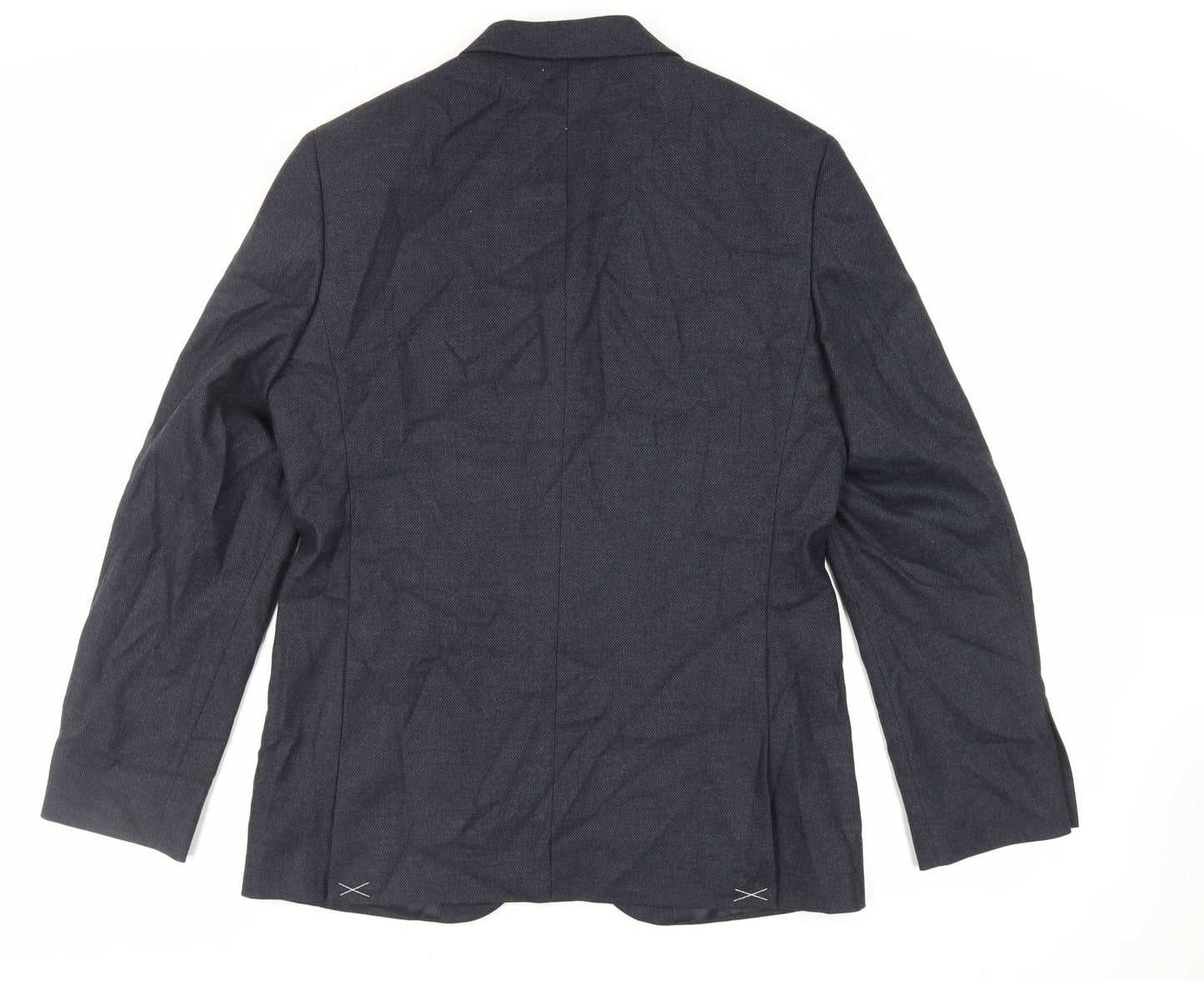 Mens UK Size 38 Marks and Spencer Regular Blue Suit Jacket