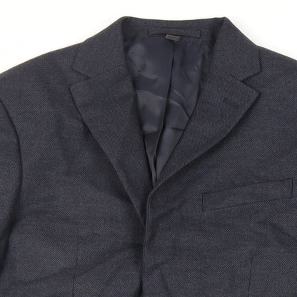 Mens UK Size 38 Marks and Spencer Regular Blue Suit Jacket