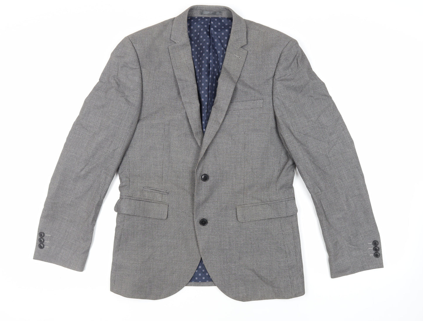 Mens UK Size 40 NEXT Regular Grey Suit Jacket