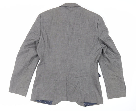 Mens UK Size 40 NEXT Regular Grey Suit Jacket