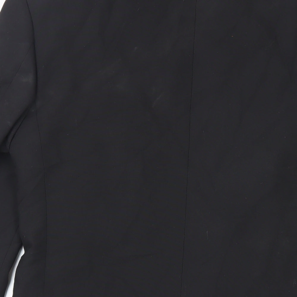 Mens UK Size 34 Marks and Spencer Regular Black Suit Tuxedo