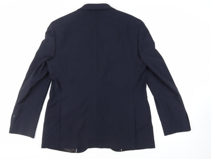 Mens UK Size 42 Marks and Spencer Regular Blue Suit Jacket