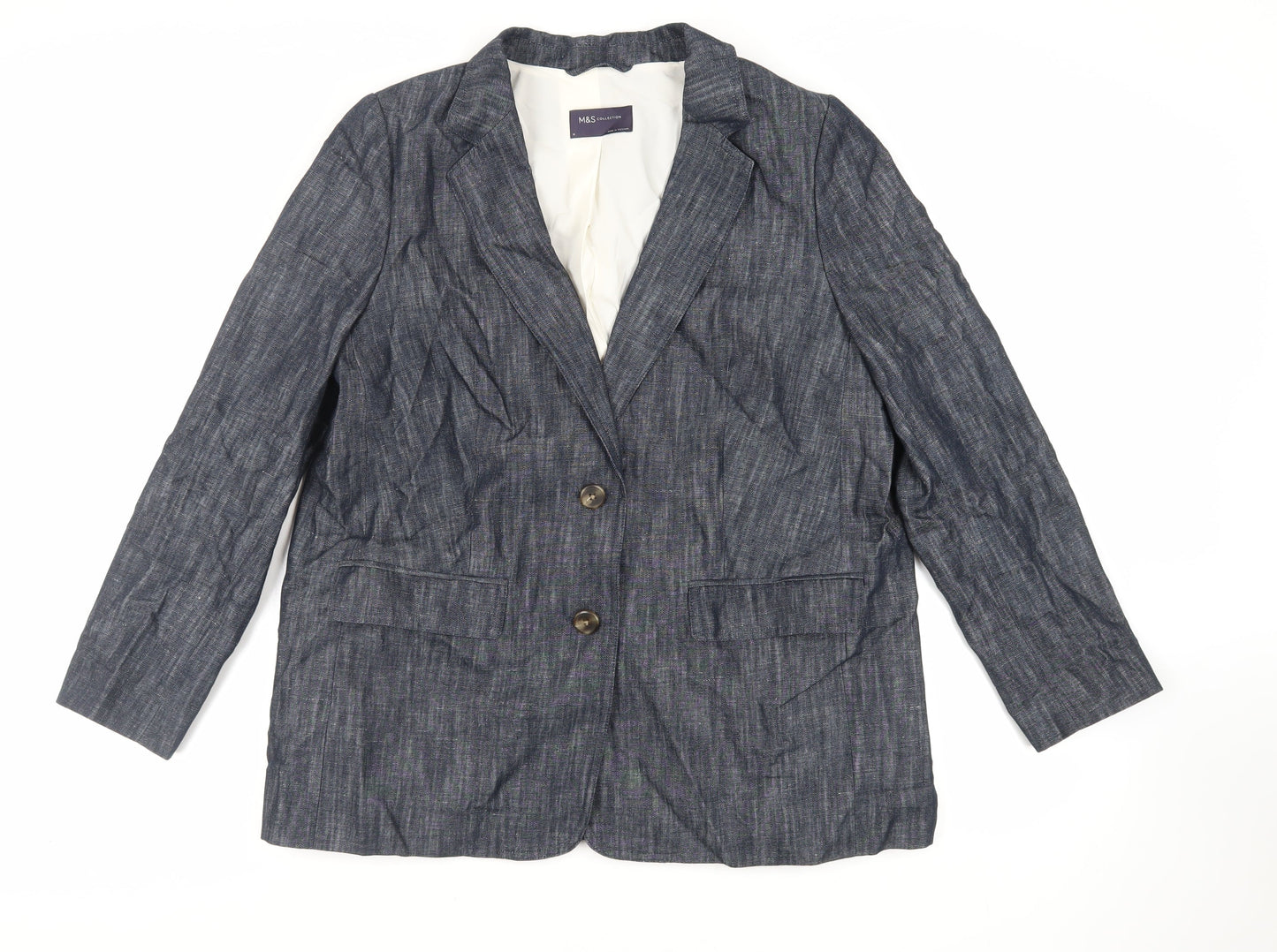 Womens UK Size 16 Marks and Spencer Blue Jacket