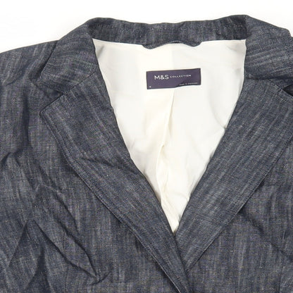 Womens UK Size 16 Marks and Spencer Blue Jacket