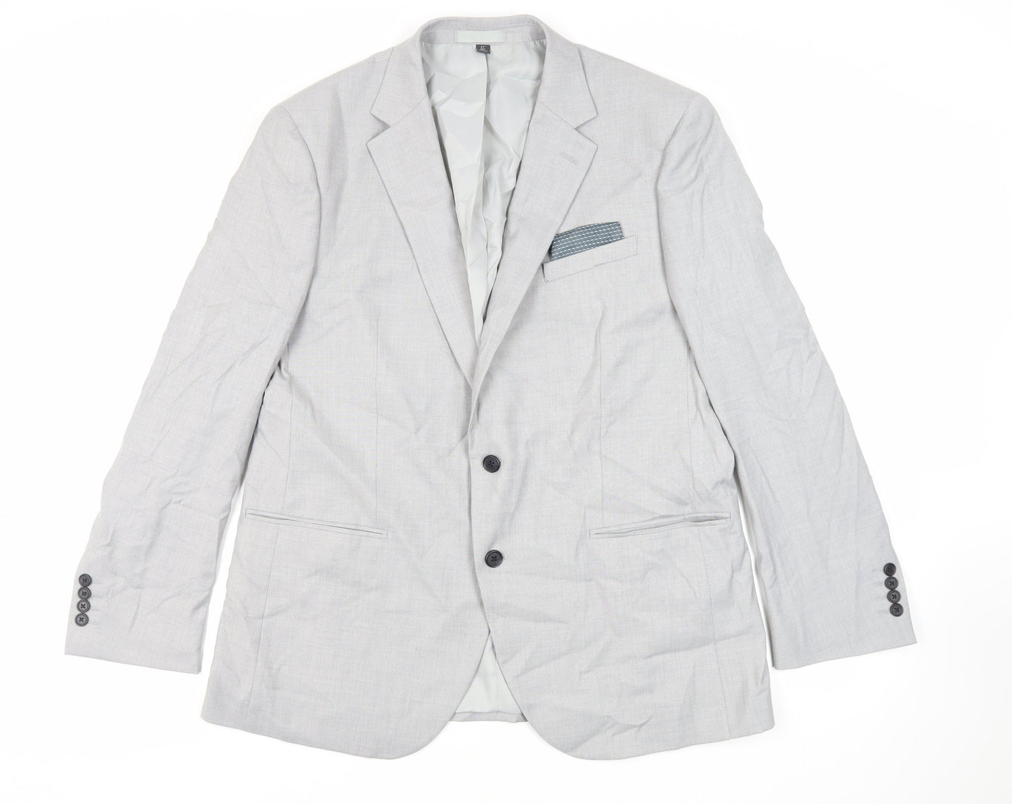 Mens UK Size 42 Marks and Spencer Regular Grey Suit Jacket