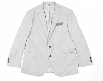 Mens UK Size 42 Marks and Spencer Regular Grey Suit Jacket