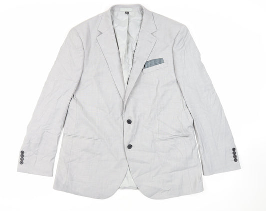 Mens UK Size 42 Marks and Spencer Regular Grey Suit Jacket