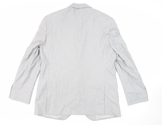 Mens UK Size 42 Marks and Spencer Regular Grey Suit Jacket