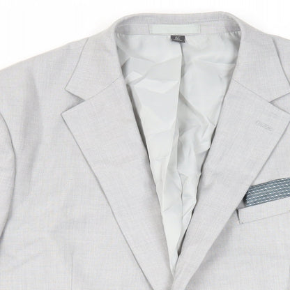 Mens UK Size 42 Marks and Spencer Regular Grey Suit Jacket