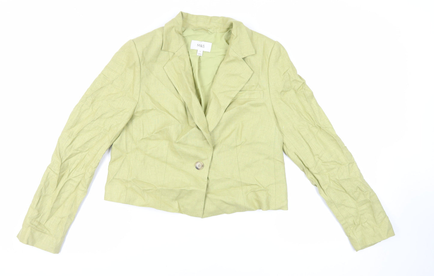 Womens UK Size 12 Marks and Spencer Green Jacket