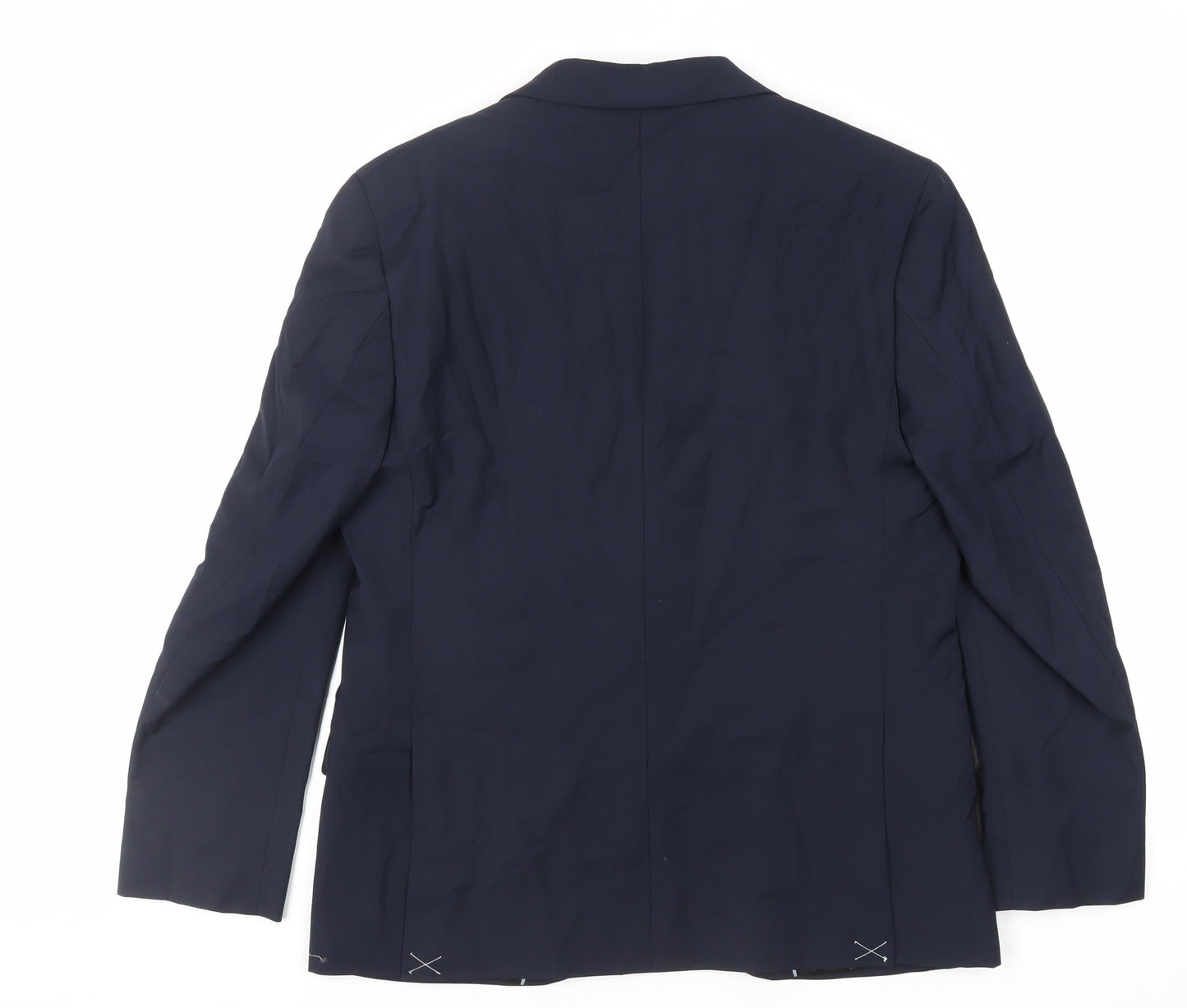 Mens UK Size 40 Marks and Spencer Regular Blue Suit Jacket