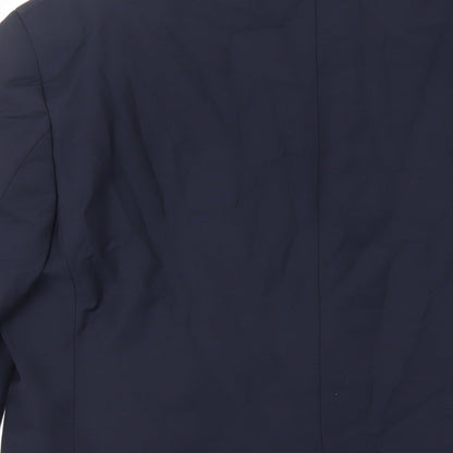 Mens UK Size 40 Marks and Spencer Regular Blue Suit Jacket