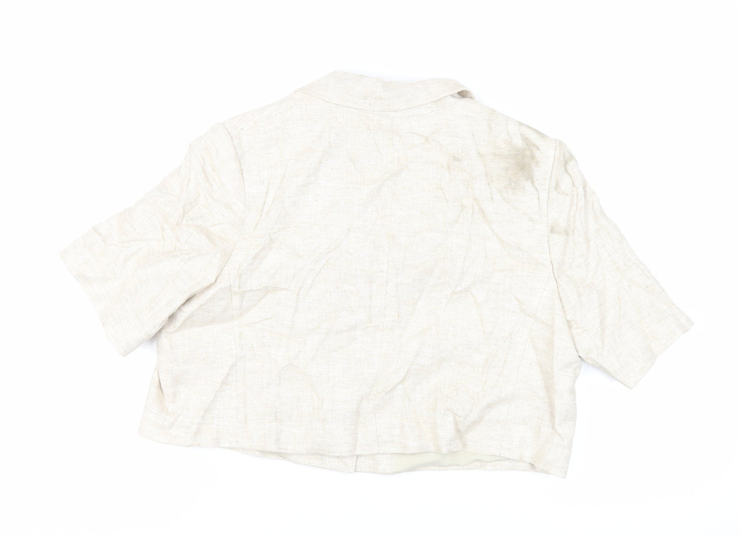 Womens UK Size 16 Marks and Spencer Beige Jacket